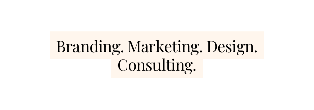 Branding Marketing Design Consulting